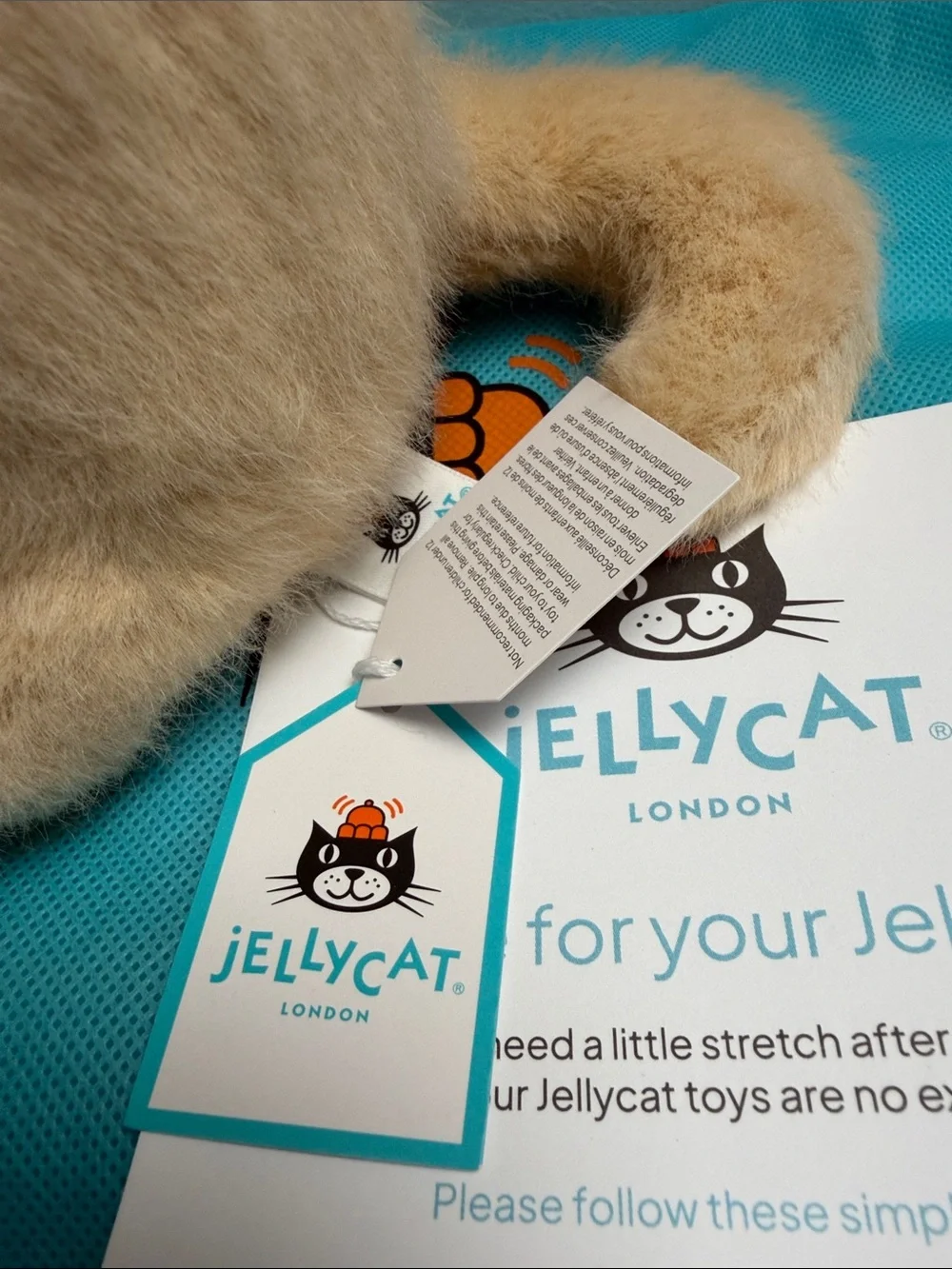Jellycat Golden Puppy nwt and dust bag
